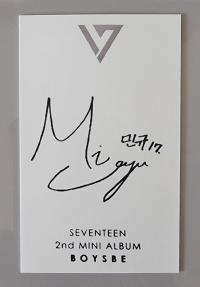 Seventeen Mingyu - Boys Be Photocard