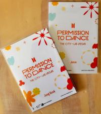 BTS Permission to Dance Las Vegas MGM Hotel exclusive Mini Photo Cards