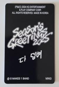 Ateez Seasons Greetings 2025 Photocards