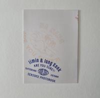 BTS : Are You Sure 2 Jimin and Jungkook Postcard 