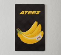 Ateez : Golden Hour 4 Pop Up exclusive Banana Photocards