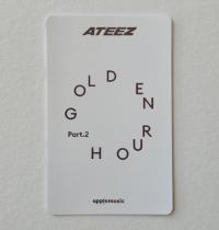 Ateez : Golden Hour 2 Apple Music Fansign Wooyoung/Mingi Unit Photocards