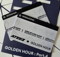Ateez : Golden Hour 4 Soundwave Pop Up PVC Holder Photocards