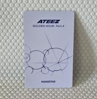 Ateez : Golden Hour 4 Makestar Fansign Wooyoung Photocards