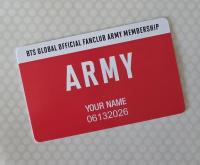 BTS - 2026/27 Personalized Membership Card