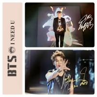 BTS -Rare- I Need You Signed Display Panel Postcard