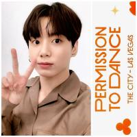 BTS Permission to Dance Las Vegas MGM Hotel exclusive Mini Photo Cards