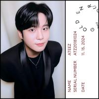 ATEEZ Golden Hour 2 Pt.Z Diary Version Photocards