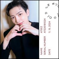 ATEEZ Golden Hour 2 Pt.Z Diary Version Photocards