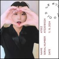 ATEEZ Golden Hour 2 Pt.Z Diary Version Photocards