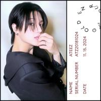 ATEEZ Golden Hour 2 Pt.Z Diary Version Photocards