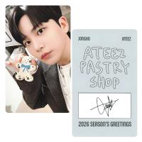 ATEEZ : Seasons Greetings 2026 : Pastry Shop Set A Cookie Photocards