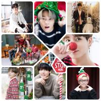 BTS Christmas Photocards