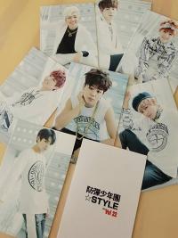 BTS Oricon Style 2015 Photo Cards