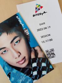 BTS D Festa Photo Tickets