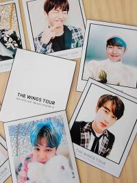 BTS Wings Tour polaroid style PCs