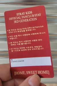 Stray Kids Personalized Stay Membership cards