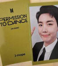 BTS Permission to Dance DVD Charm Photo Cards