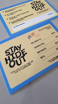 Stray Kids Personalized Stay Membership cards