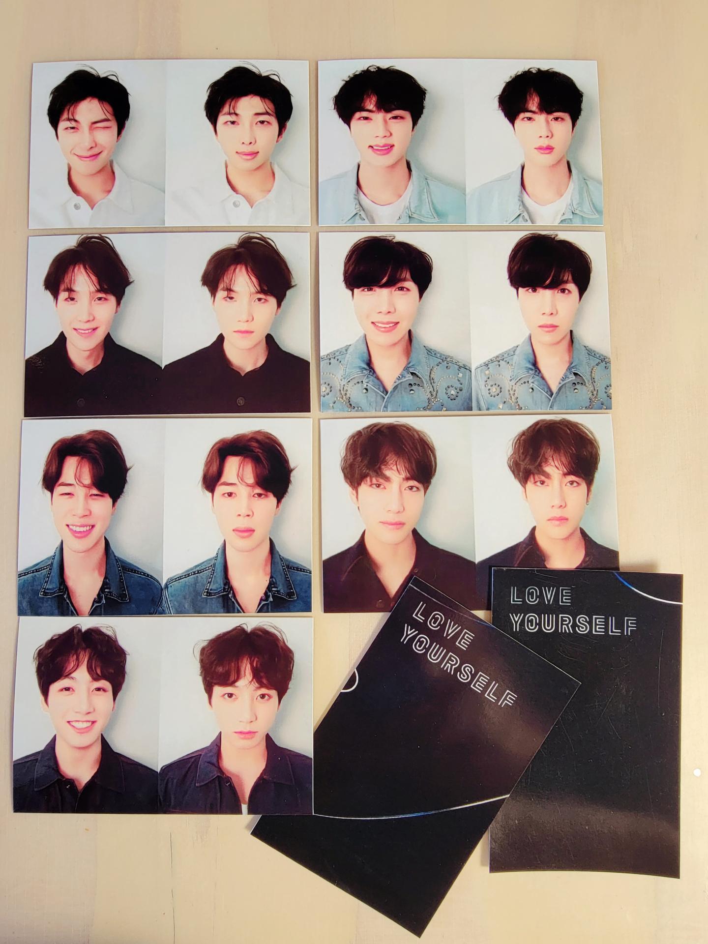 BTS LY Tear R Photocards 