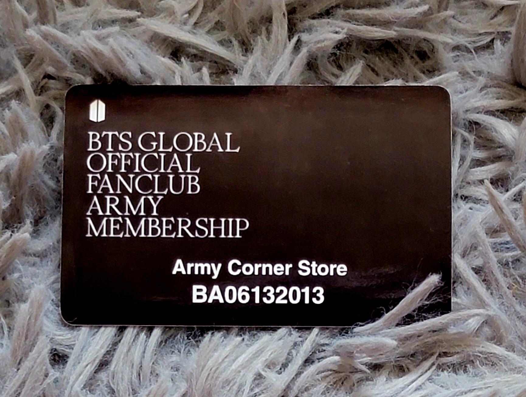 BTS Global Official Fan Club ARMY Membership Cards Army Corner Store bts-global-official-fan-club-army-membership-cards-army-corner-store