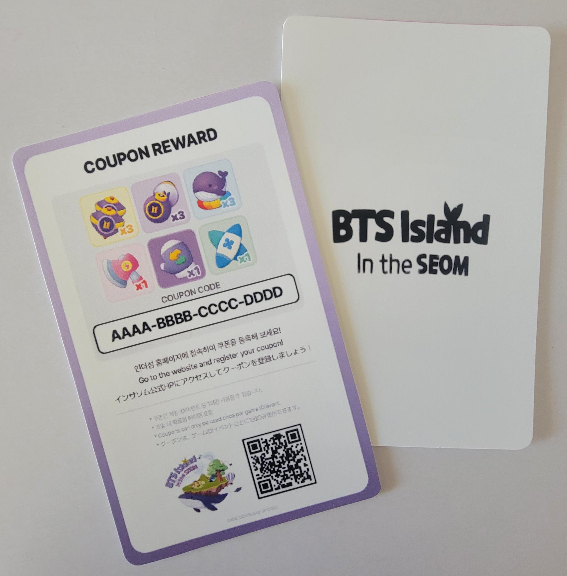 BTS Island Butter Figure Photocards