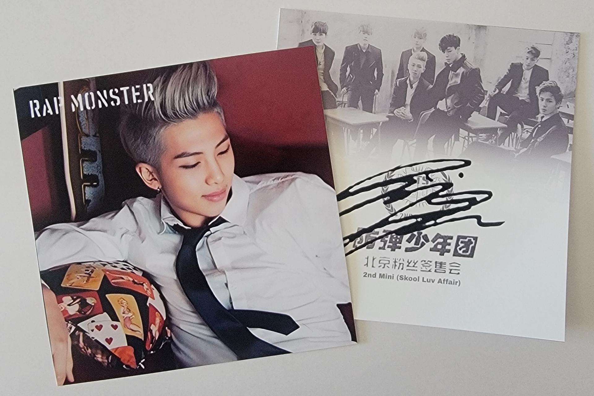 BTS - Skool Luv Affair - Beijing Fansign Event Photocards
