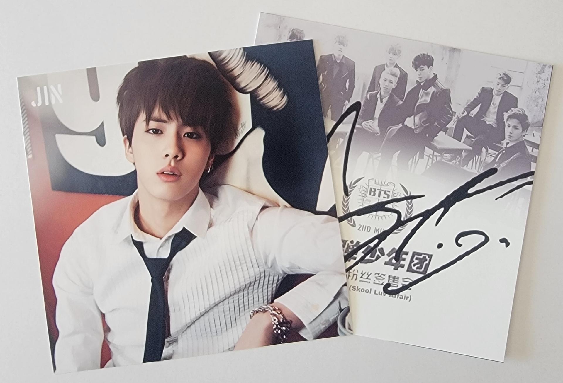 BTS - Skool Luv Affair - Beijing Fansign Event Photocards