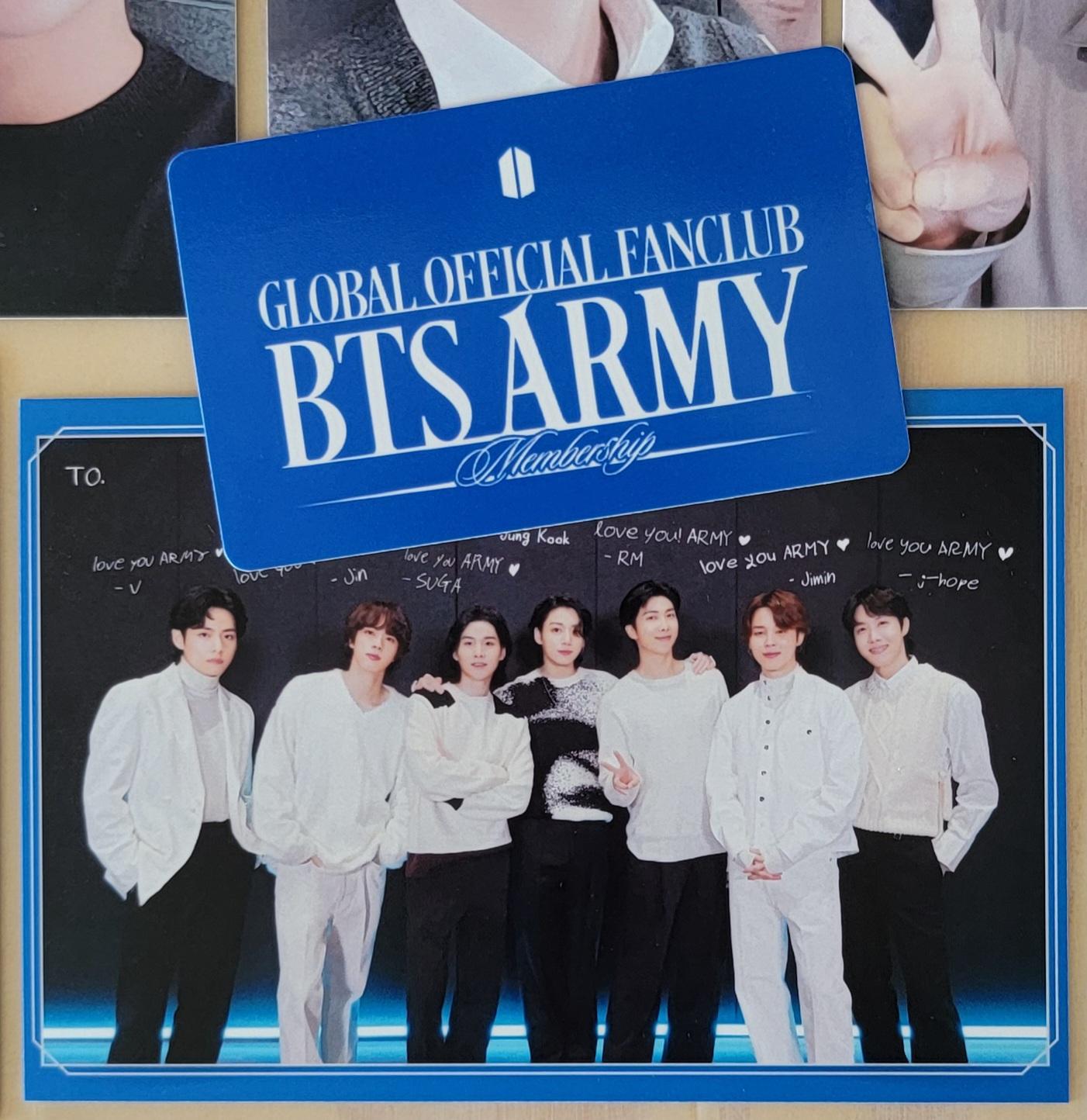BTS - Global Official Fanclub ARMY Membership Cards