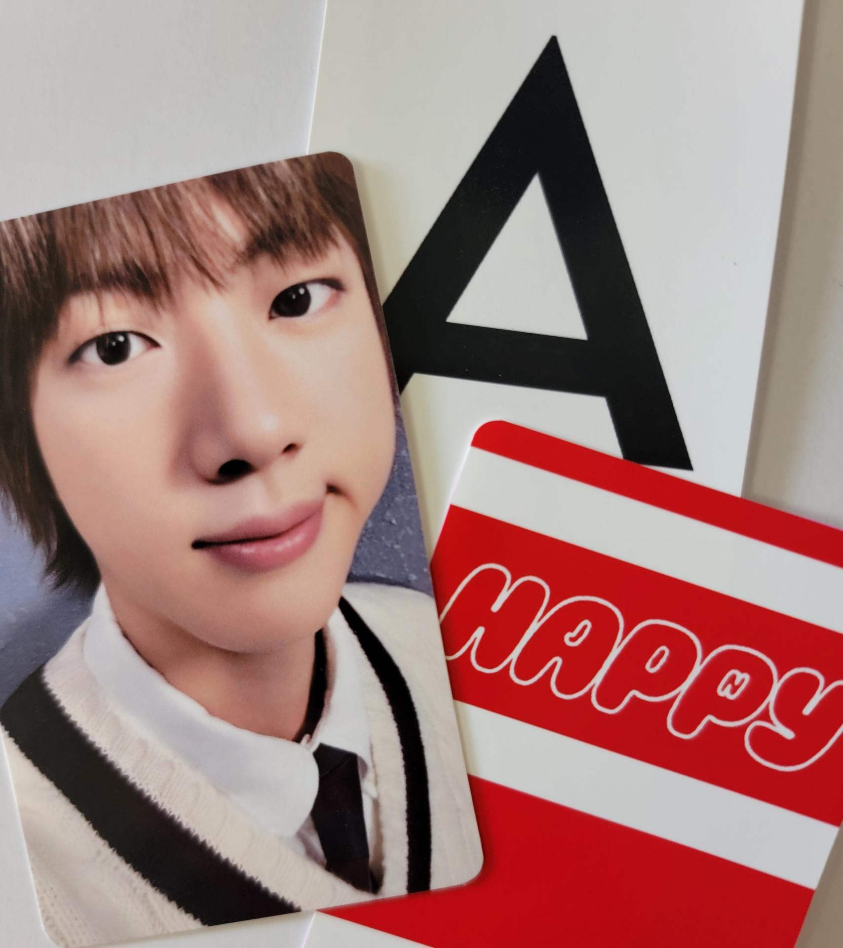 Jin : Happy -Journey Album Photo Cards