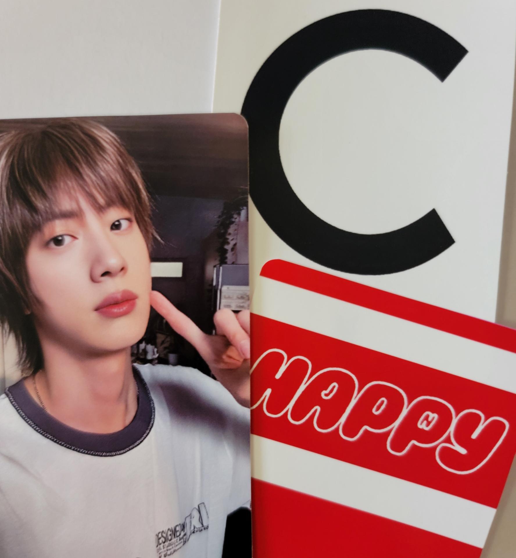 Jin : Happy -Journey Album Photo Cards
