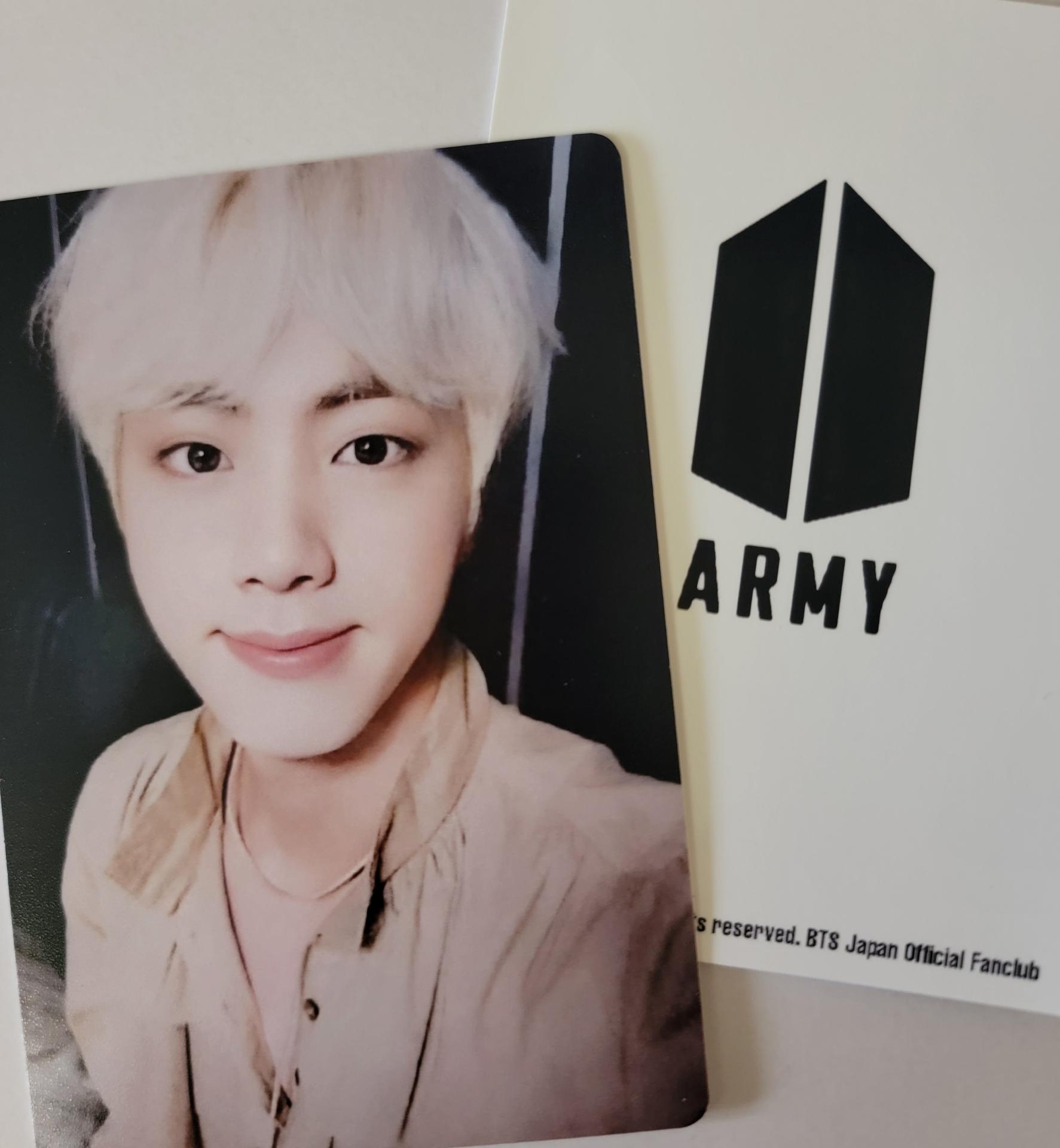 BTS - Love Yourself Japan Fan Club Continuation Benefits Mini Photocards