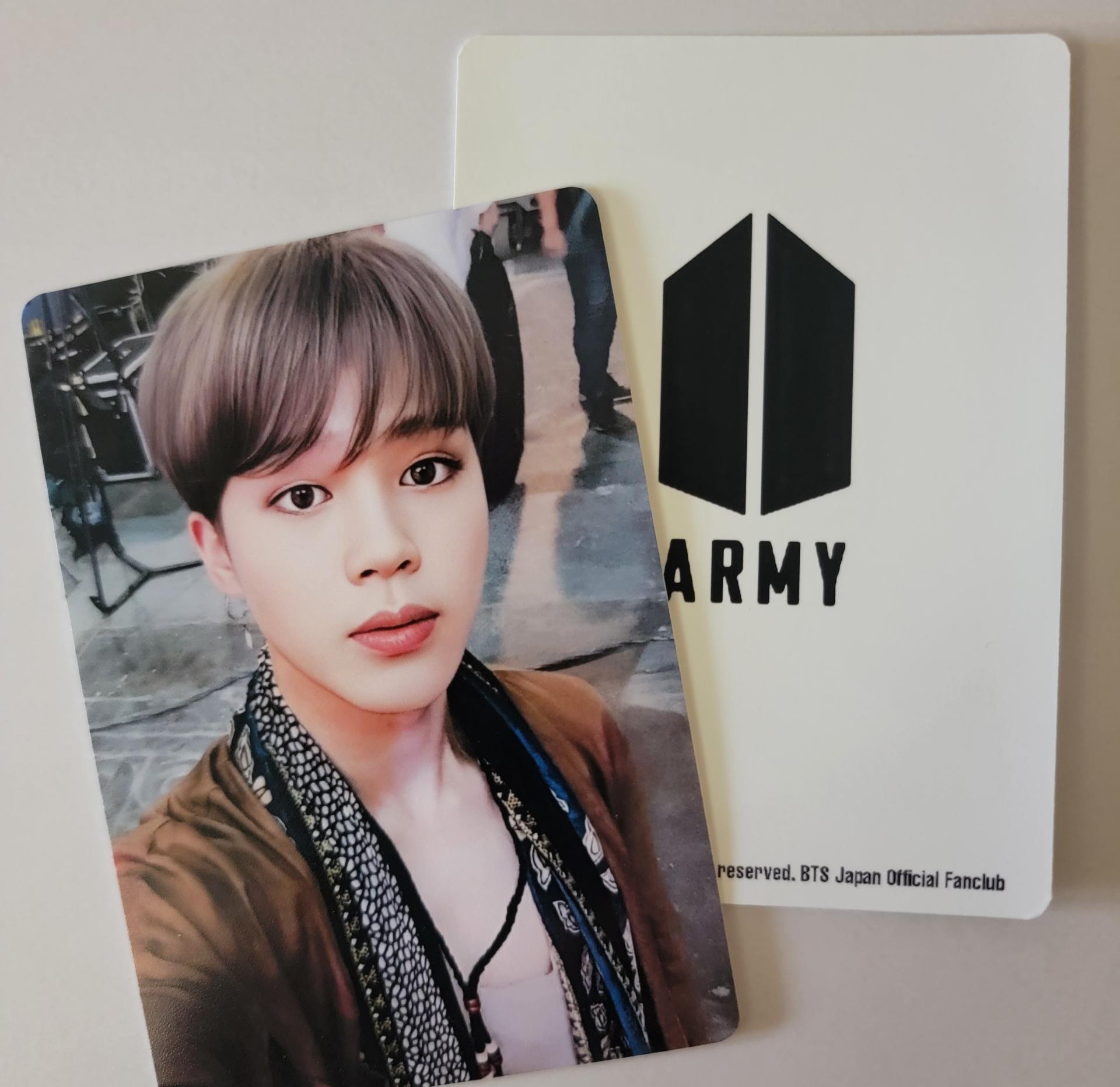 BTS - Love Yourself Japan Fan Club Continuation Benefits Mini Photocards