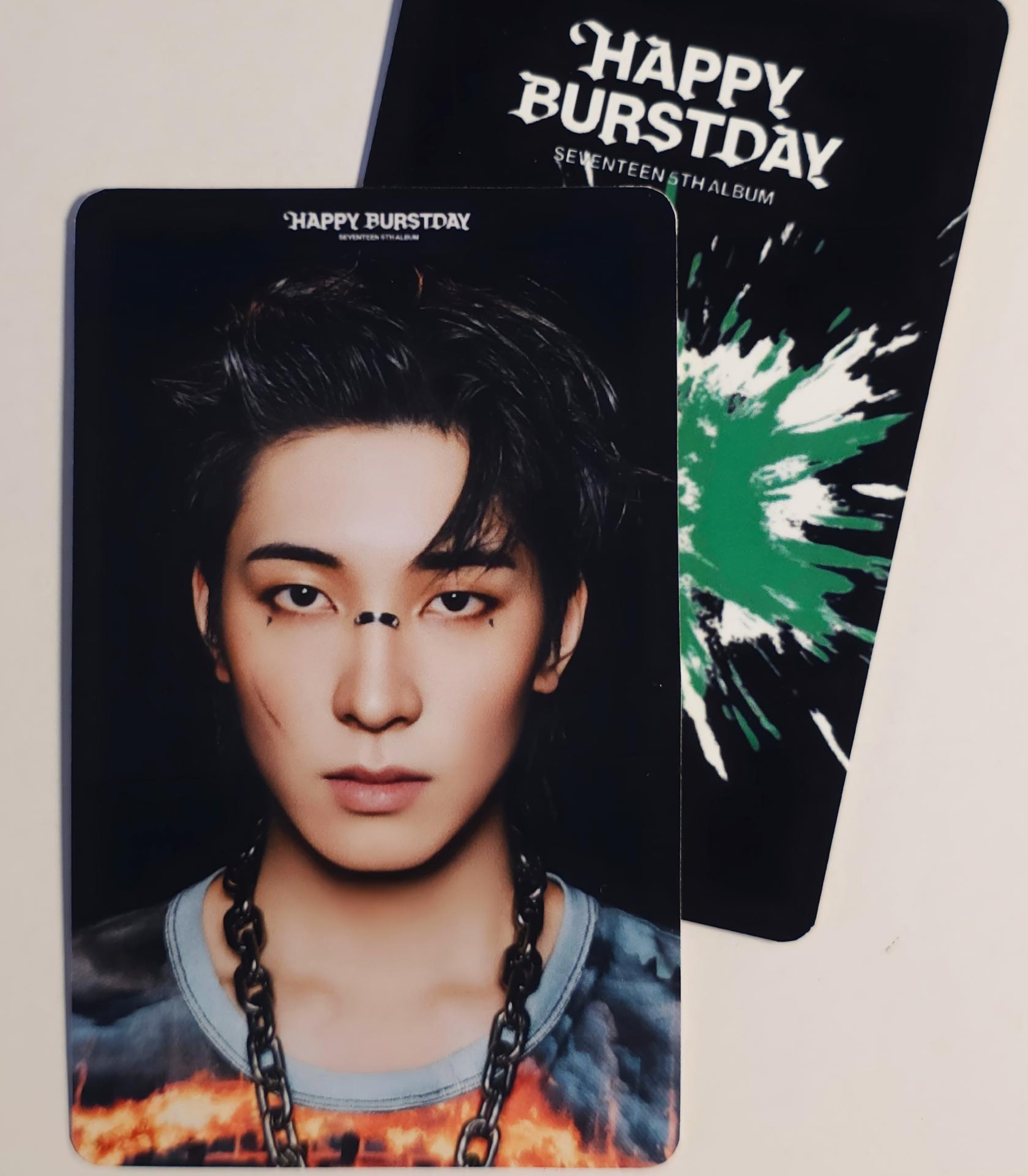 Seventeen Burstday Photocards