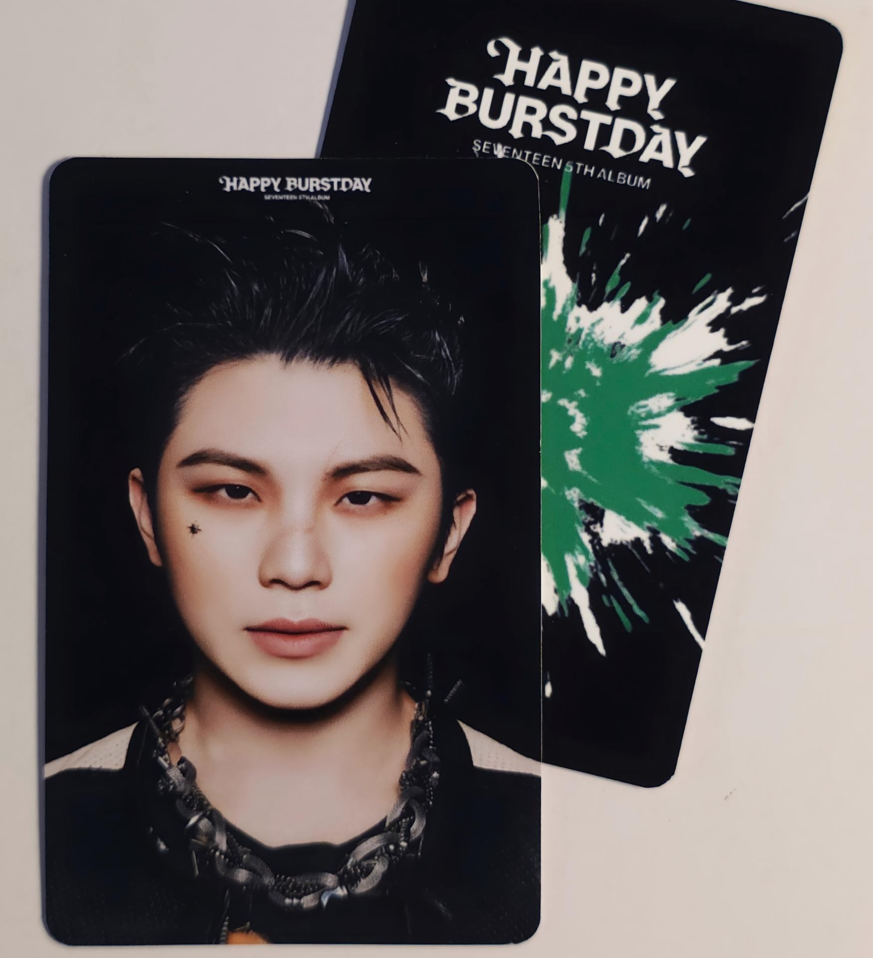 Seventeen Burstday Photocards