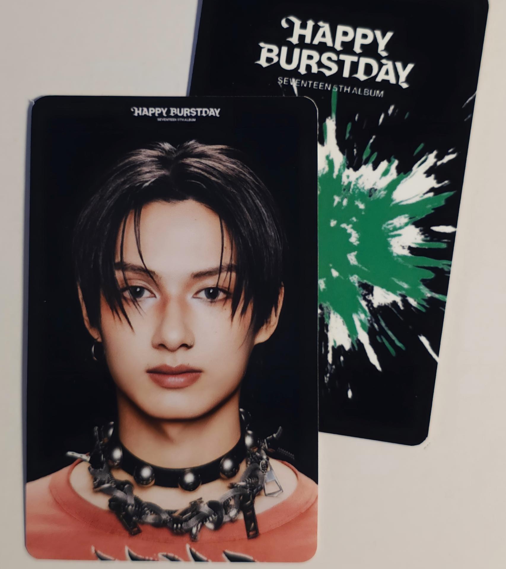 Seventeen Burstday Photocards
