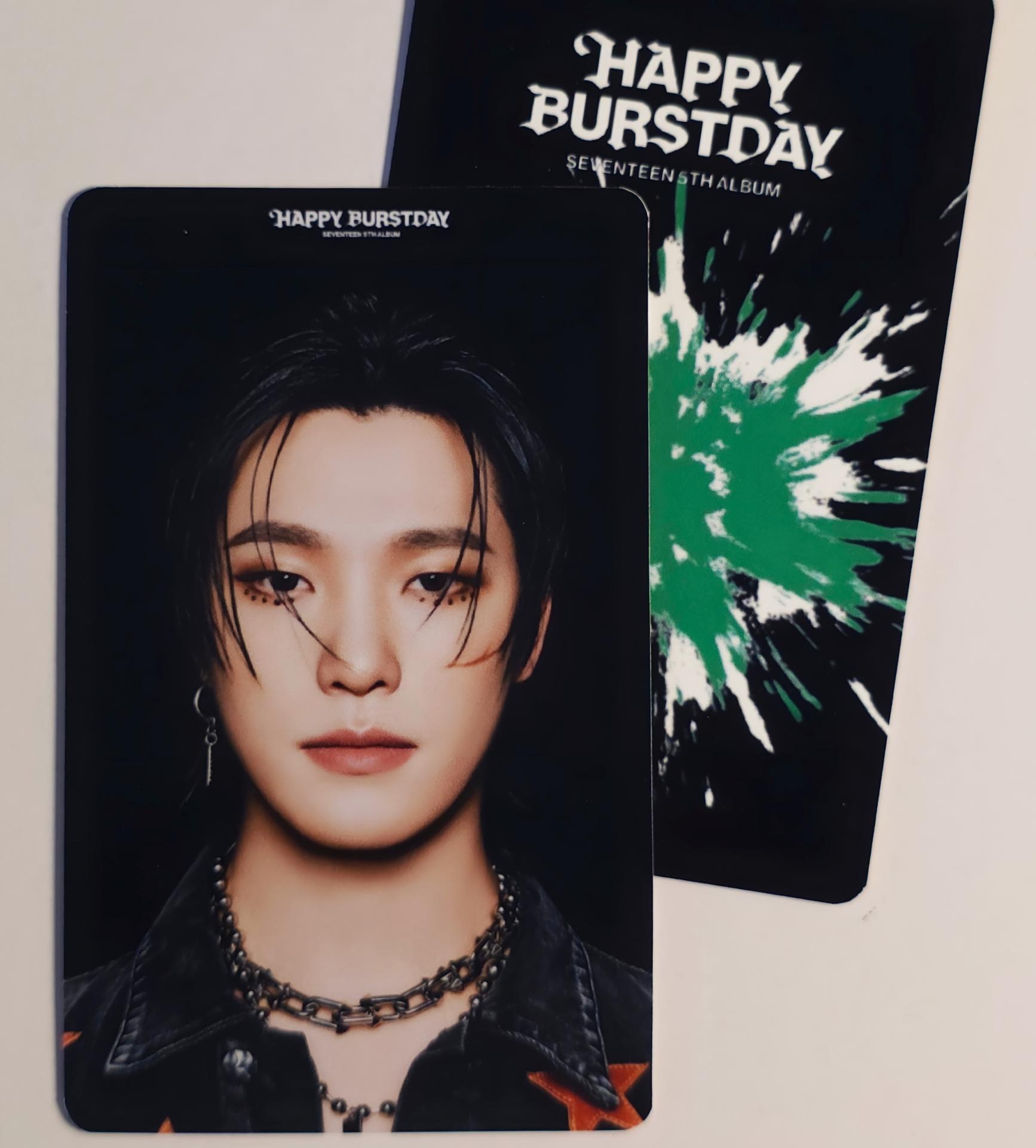 Seventeen Burstday Photocards