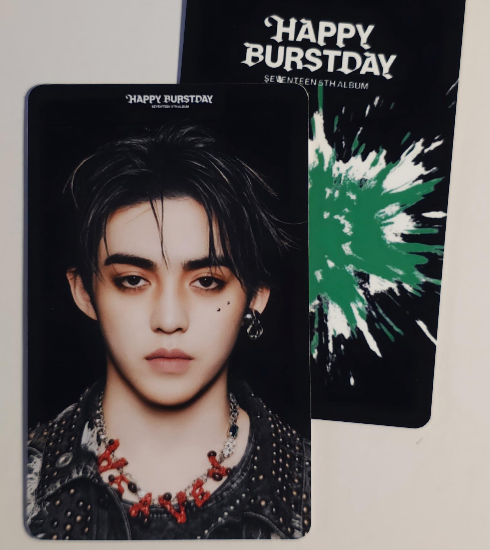 Seventeen Burstday Photocards