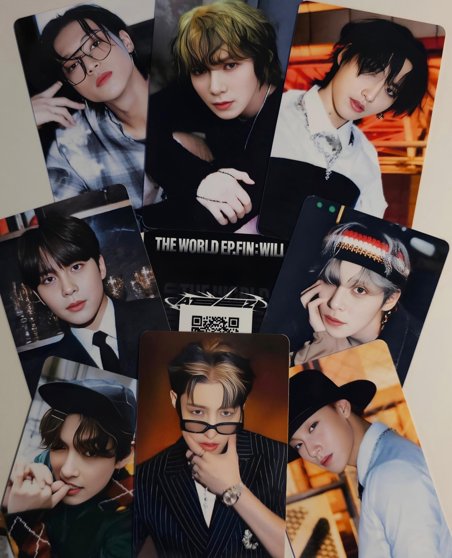 ATEEZ The World Ep Fin Will KQ Platform Ver Photocards