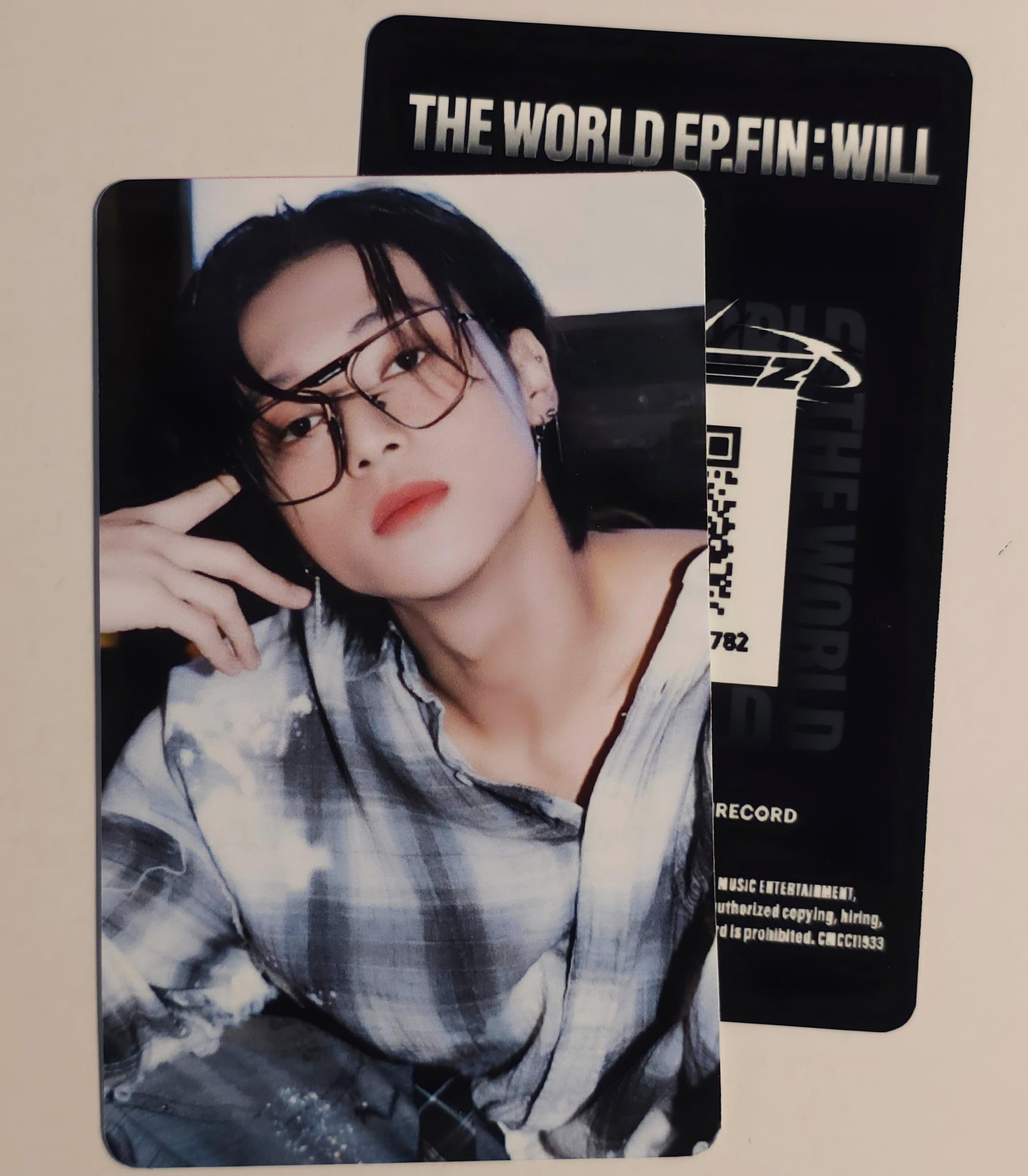 ATEEZ The World Ep Fin Will KQ Platform Ver Photocards
