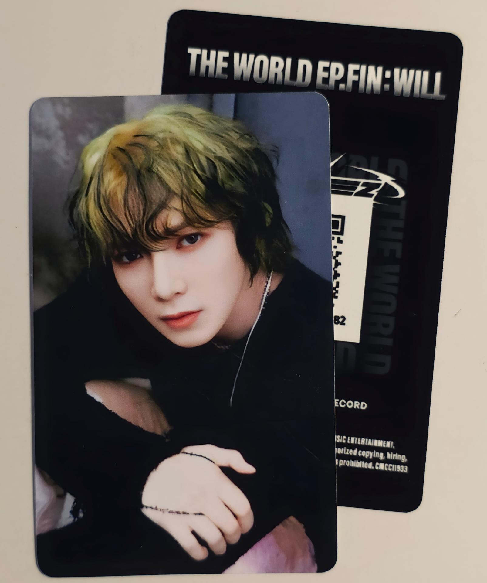 ATEEZ The World Ep Fin Will KQ Platform Ver Photocards