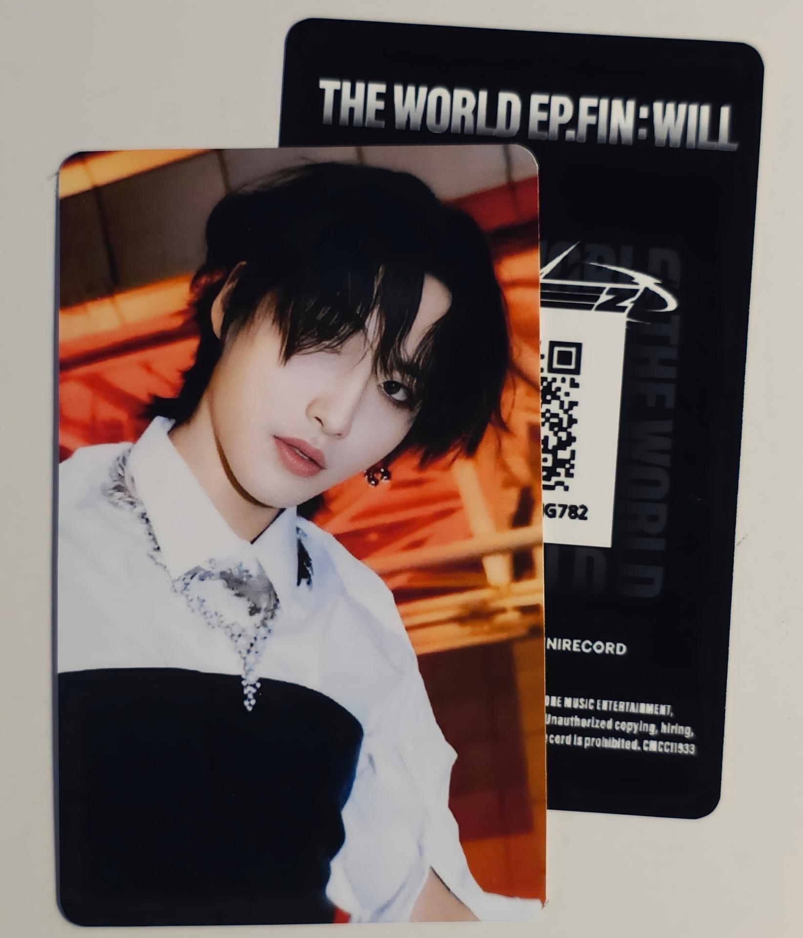 ATEEZ The World Ep Fin Will KQ Platform Ver Photocards