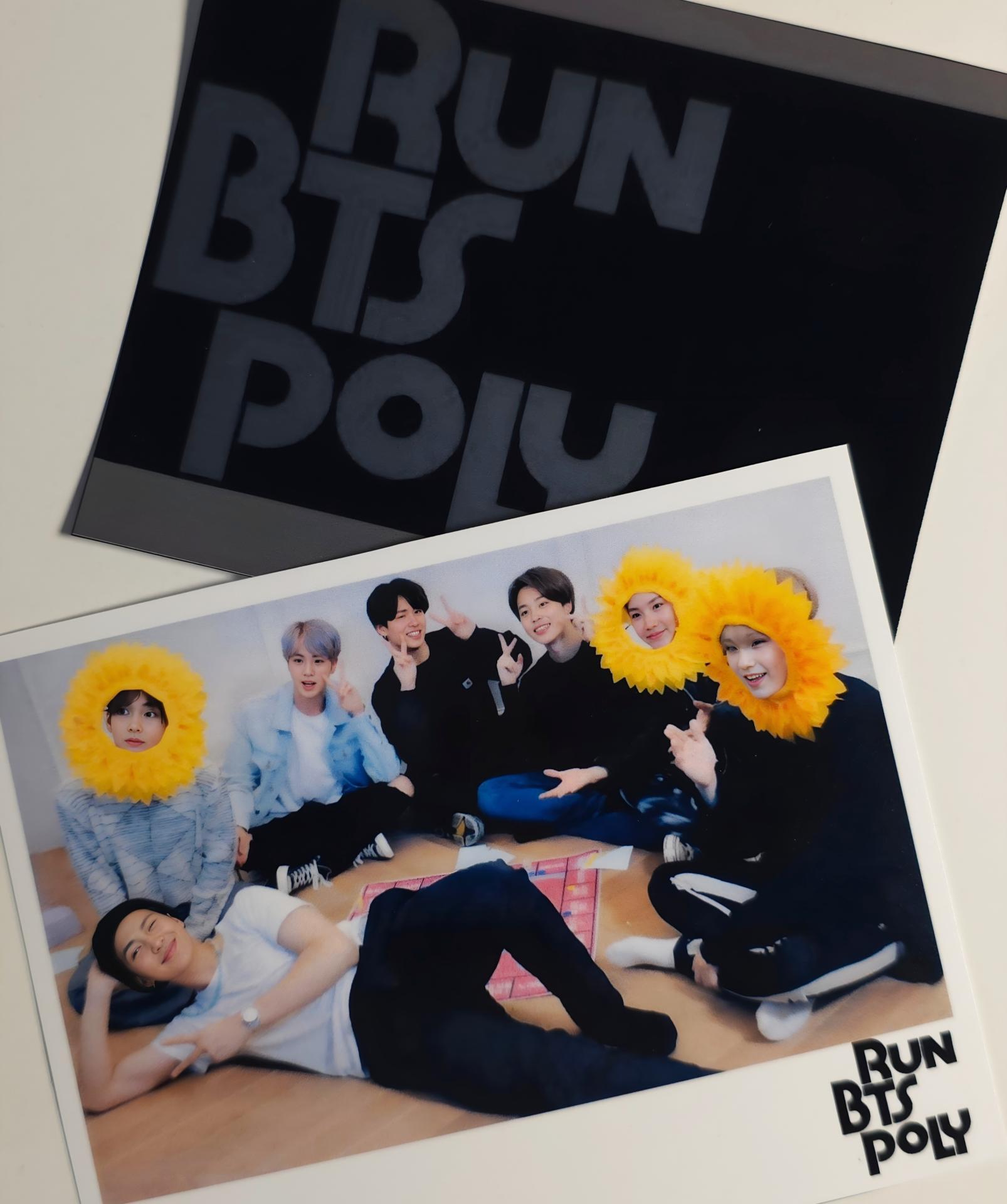 BTS - Run BTS Poly Polaroids