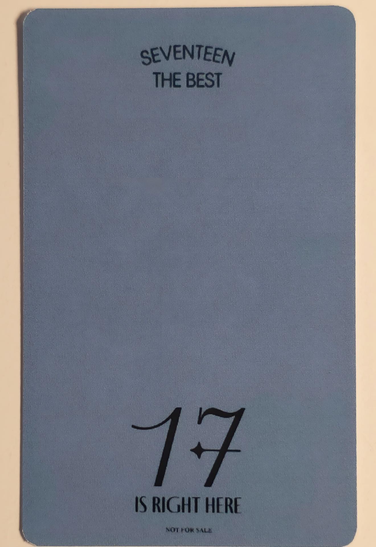 Seventeen Mingyu - 17 is Right Here - Dear Ver UMS Photocard