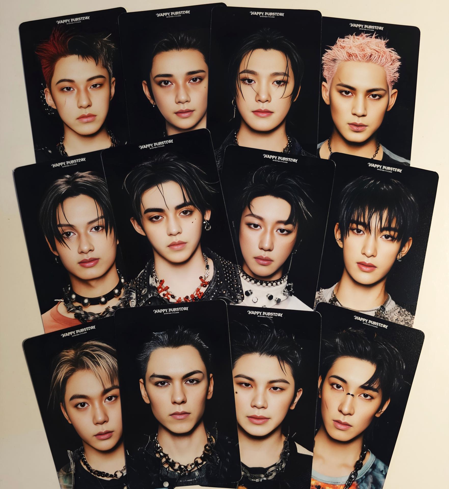 Seventeen Burstday Photocards