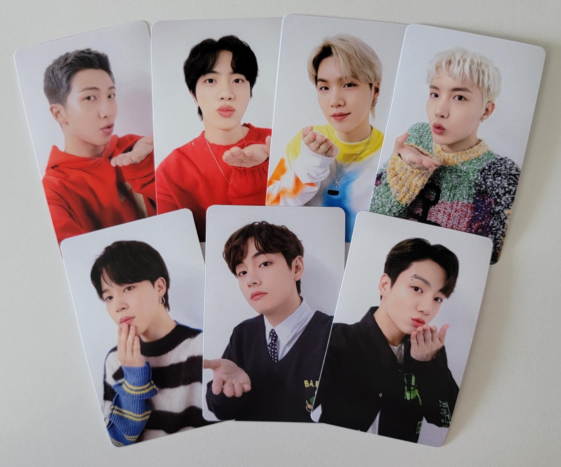 BTS - Japan FC Mobile Member Ltd Photocards