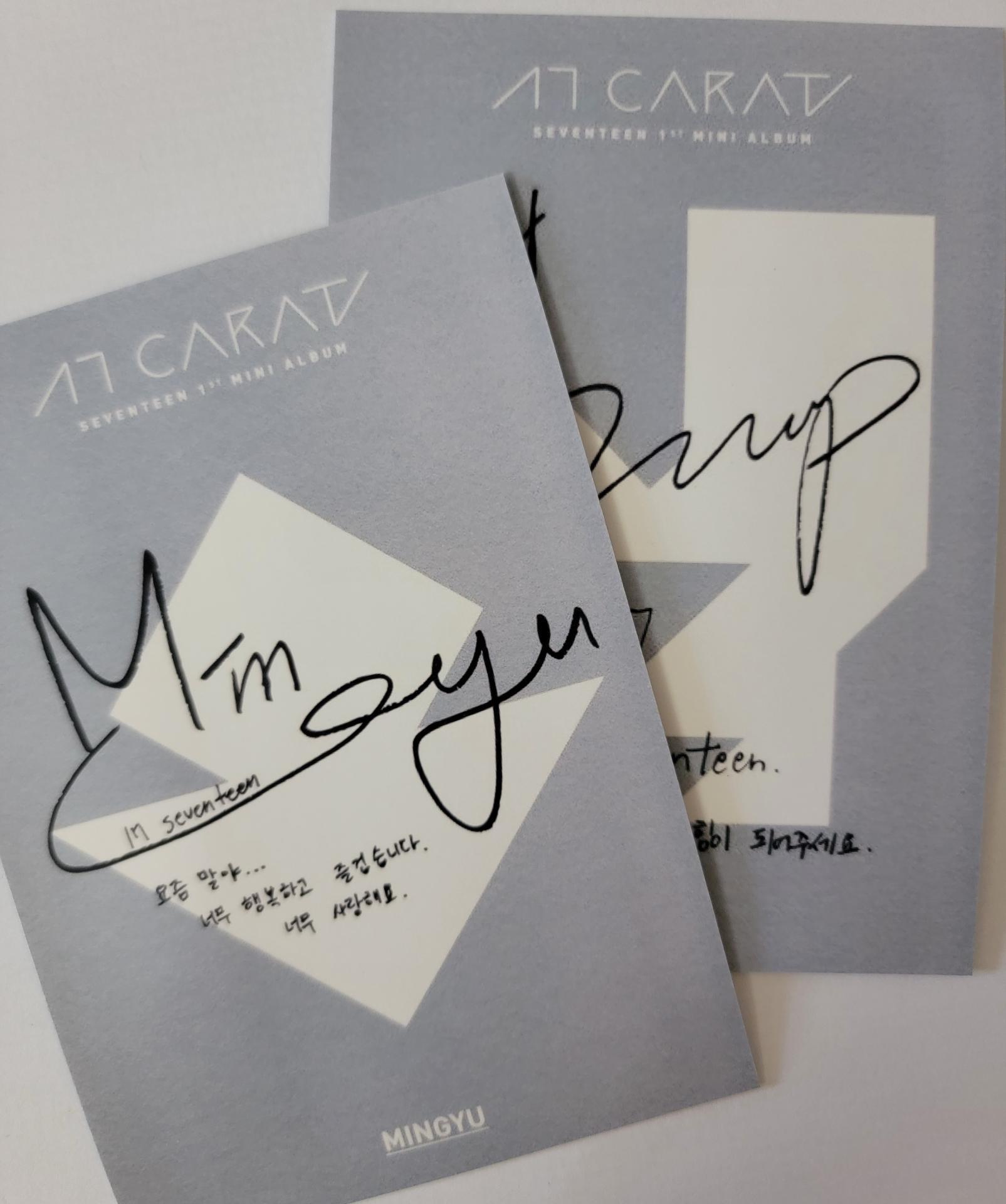 17 : First Mini Album Postcards - Light Version 