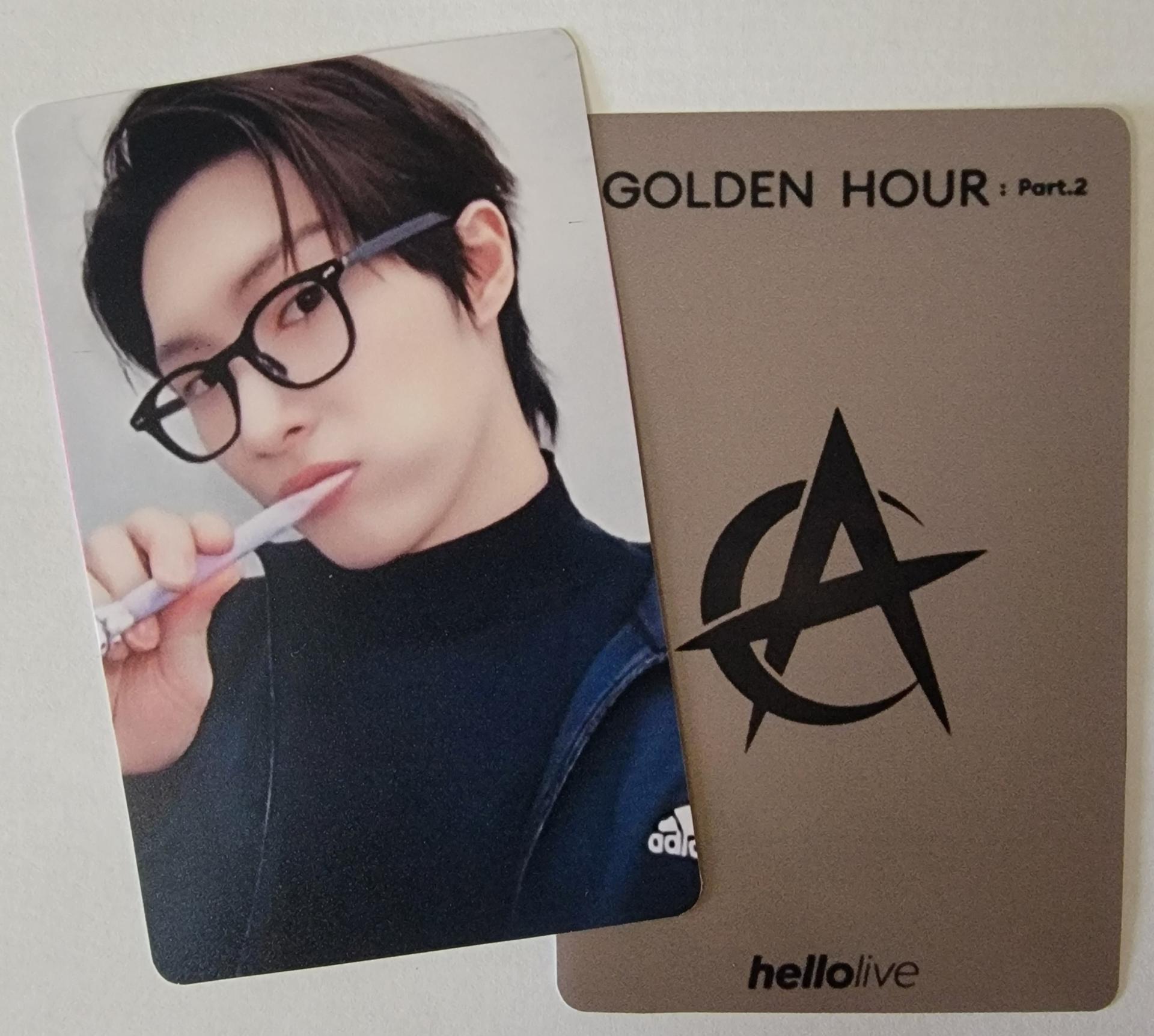 ATEEZ Golden Hour pt2 Hello Live Lucky Draw Photocards