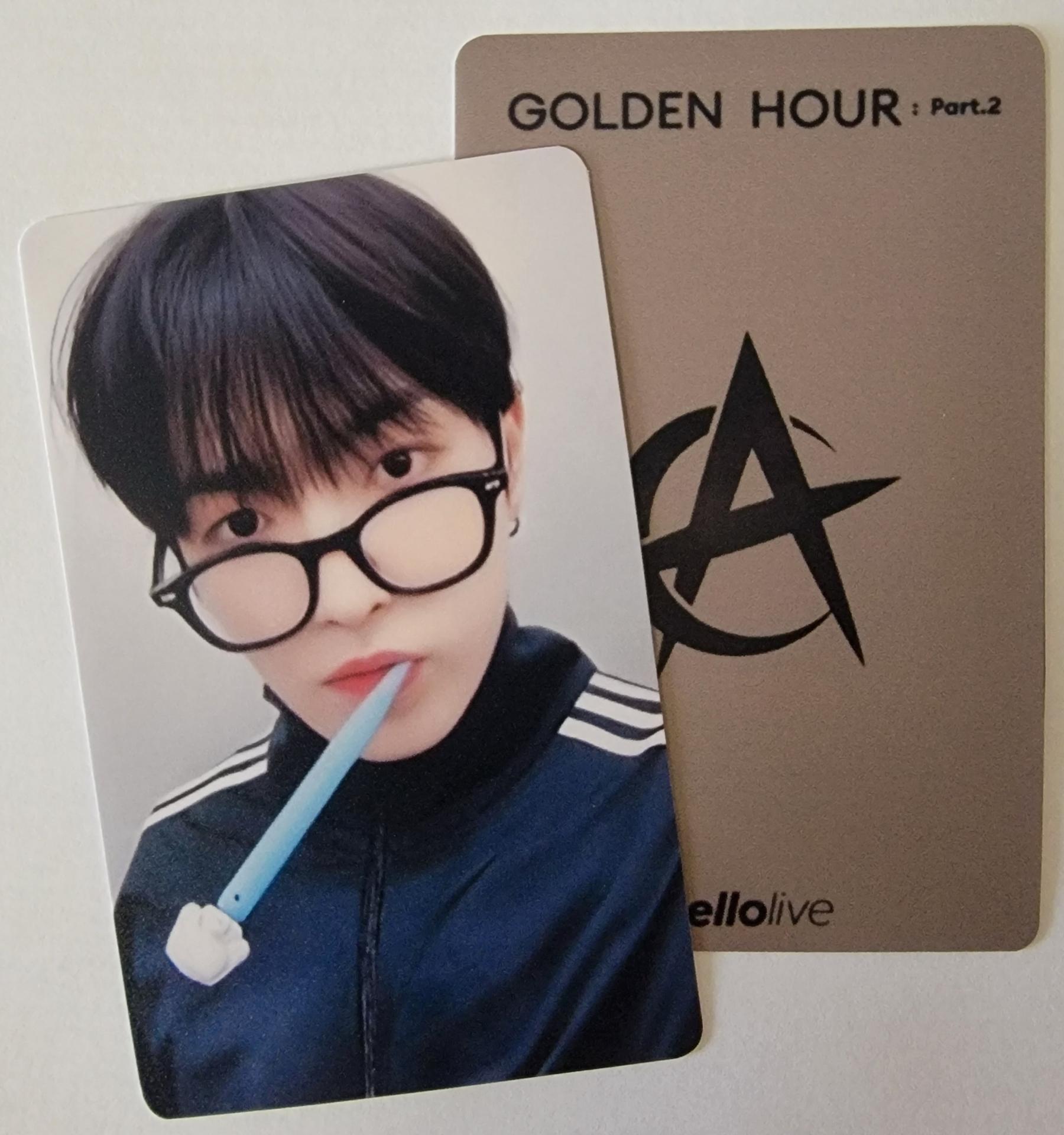 ATEEZ Golden Hour pt2 Hello Live Lucky Draw Photocards