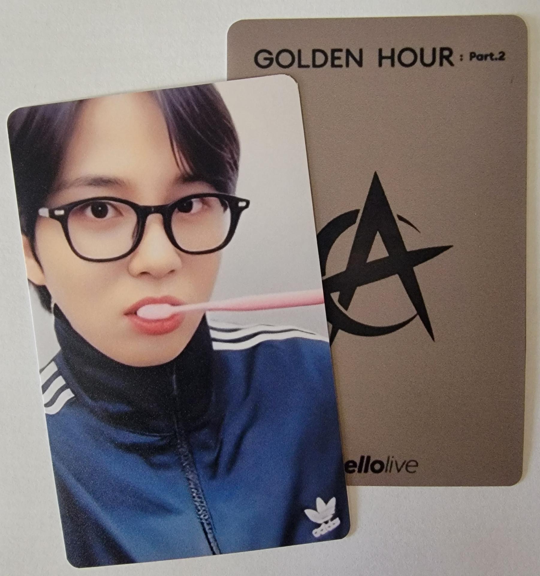 ATEEZ Golden Hour pt2 Hello Live Lucky Draw Photocards
